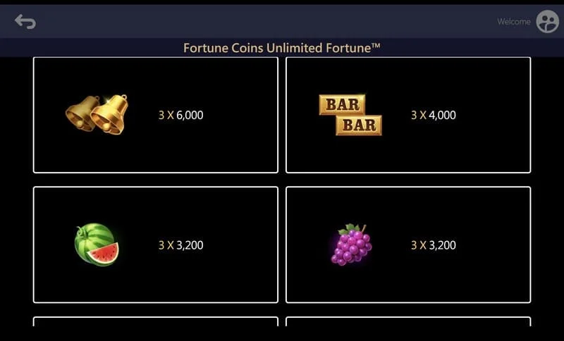 Fortune Coins Unlimited Fortune - สนามขยาย 3x5 พร้อมการรวบรวมเหรียญ